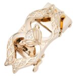 Mazie Model Automatic Ratchet Belt with Rhinestone Deer Head Motif