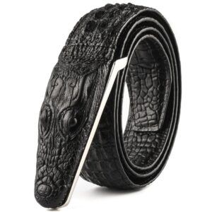 Ceinture crocodile pour homme