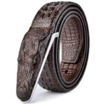 Ceinture crocodile pour homme