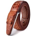 Ceinture crocodile pour homme