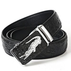 Ceinture de costume crocodile pour homme