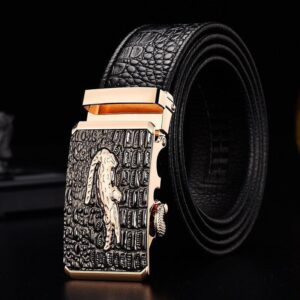 Ceinture de costume crocodile pour homme