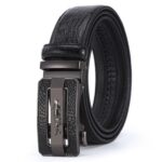 Ceinture de costume crocodile pour homme