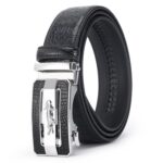 Ceinture de costume crocodile pour homme