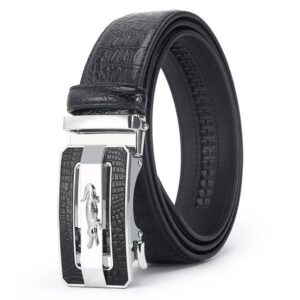 Ceinture de costume crocodile pour homme