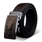 Ceinture de costume crocodile pour homme