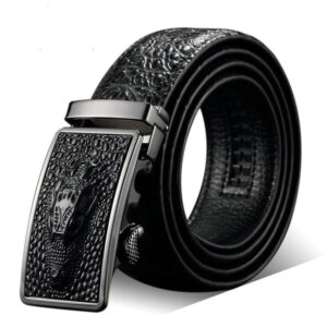 Ceinture de costume crocodile pour homme