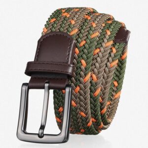 Ceinture tressée élastique pour homme