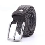 Ceinture tressée élastique pour homme