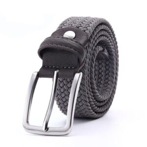 Ceinture tressée élastique pour homme