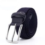 Ceinture tressée élastique pour homme