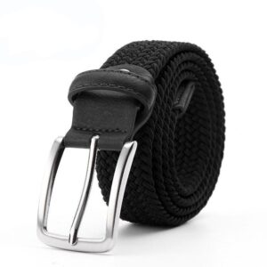 Ceinture tressée élastique pour homme