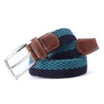 Ceinture tressée élastique pour homme