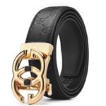 Ceinture de costume en cuir pour homme
