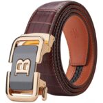 Ceinture de costume en cuir pour homme