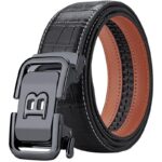 Ceinture de costume en cuir pour homme