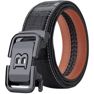 Ceinture de costume en cuir pour homme