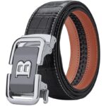 Ceinture de costume en cuir pour homme
