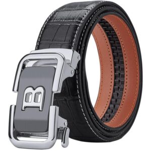 Ceinture de costume en cuir pour homme
