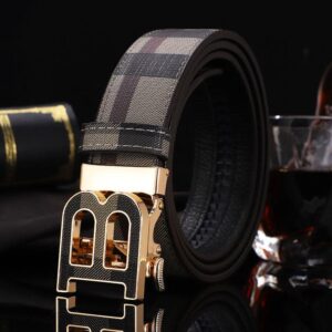 Ceinture de costume en cuir pour homme