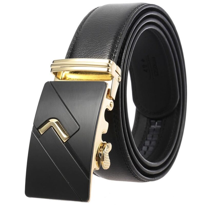 Ceinture de costume en cuir pour homme