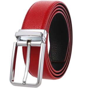 Ceinture de costume en cuir pour homme