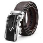 Ceinture de costume en cuir pour homme