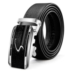 Ceinture de costume en cuir pour homme