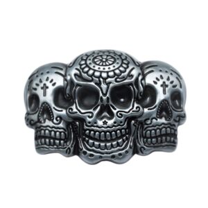 Mexican Skull Belt Buckle