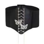 Molly Model Corset Belt with Butterfly Chain