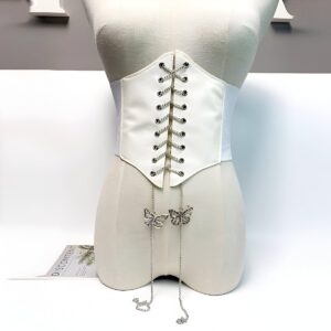 Ceinture corset avec chaîne papillons