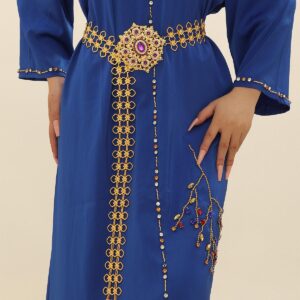 Moroccan Belt in Purple and Gold