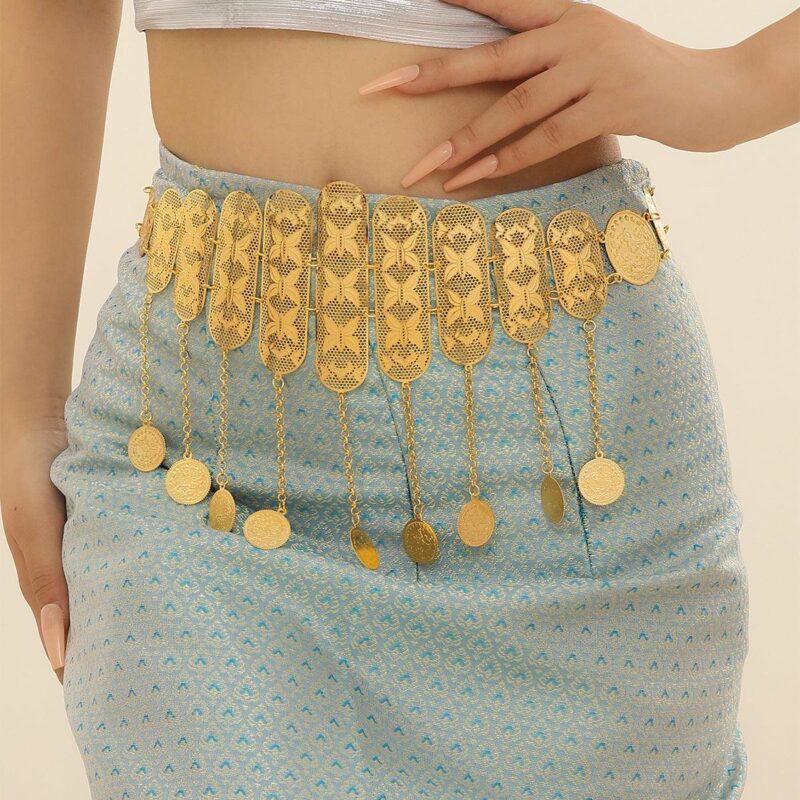 Moroccan Belt with Butterfly Patterns