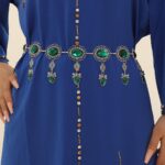Moroccan Belt with Emerald Pendants