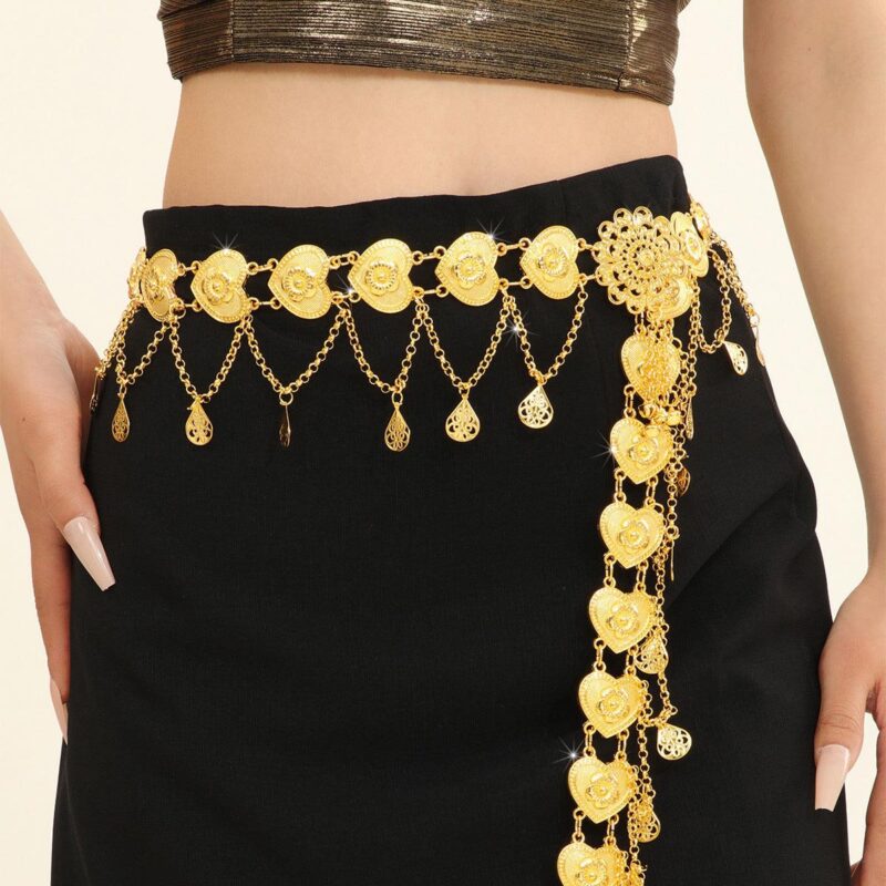 Moroccan Belt with Heart Patterns