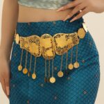 Moroccan Belt with Large Patterns and Medallions