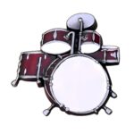 Music Drum Belt Buckle
