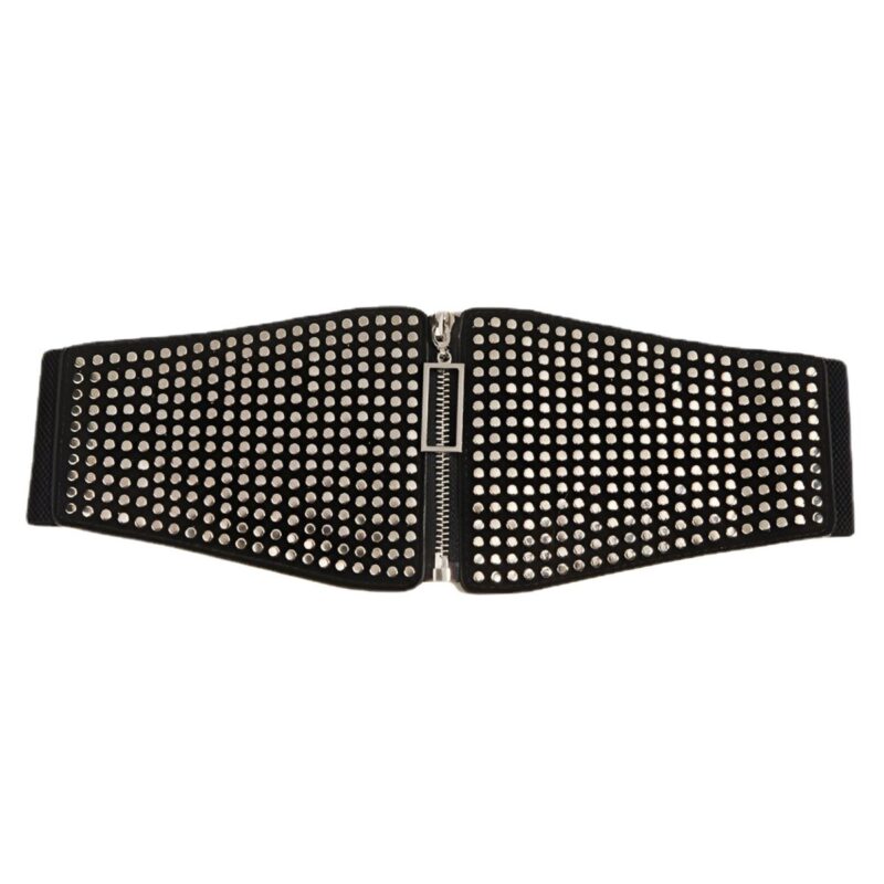 Nolwenn Model Zip Corset Belt