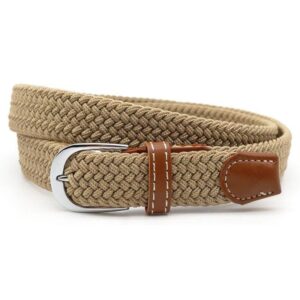 Ceinture tressée élastique pour femme