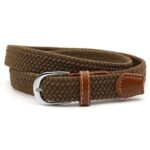 Ceinture tressée élastique pour femme