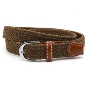 Ceinture tressée élastique pour femme