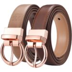 Ceinture réversible 2 en 1 en cuir