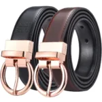 Ceinture réversible 2 en 1 en cuir