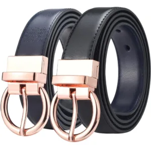 Ceinture réversible 2 en 1 en cuir