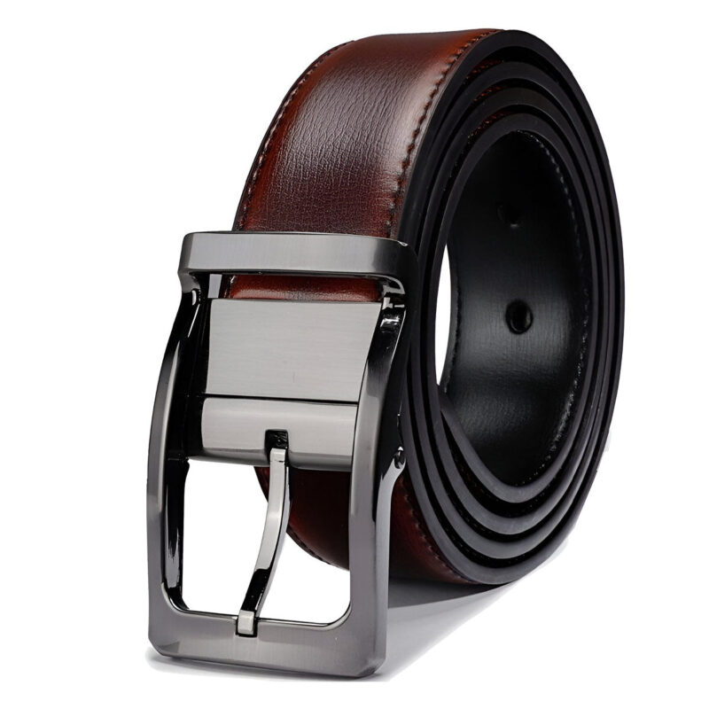 Reversible Leather 2-in-1 Belt for Men