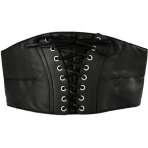 Sadie Model Wide Lace-Up Corset Belt