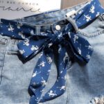 Scarf Belt with Small Lion Pattern