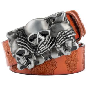 Ceinture Tête de Mort pour Femme ou Homme
