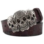 Ceinture Tête de Mort pour Femme ou Homme