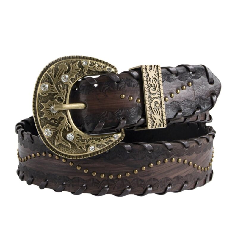 Studded Belt in True Western Style